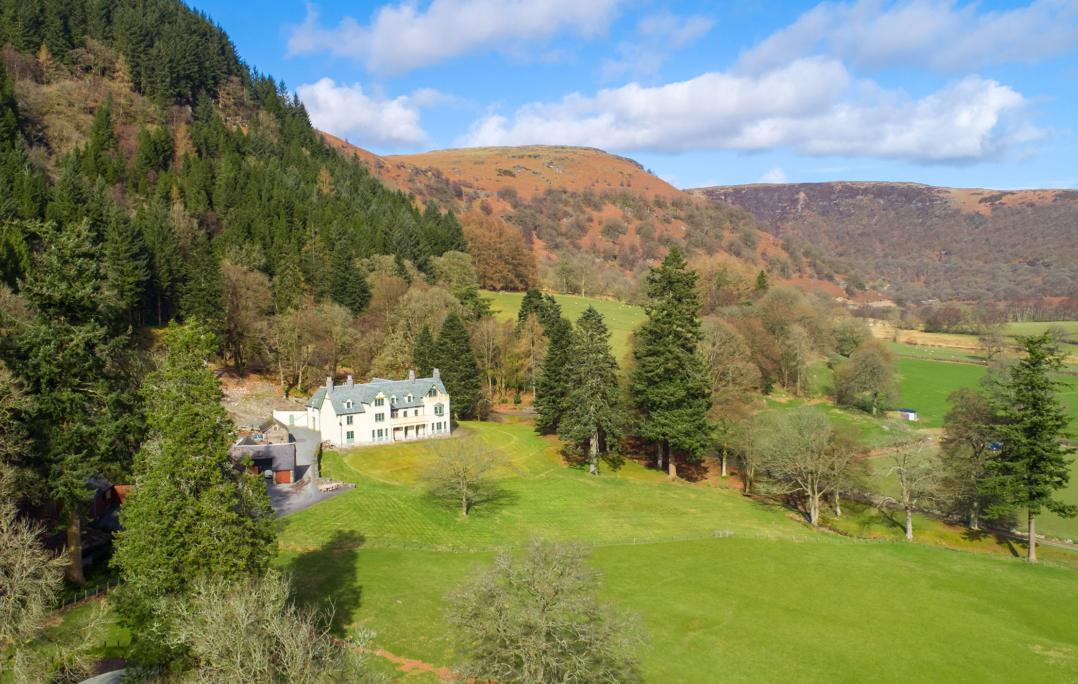 Rhydoldog House, Laura Ashley&#039;s former home in the heart of Wales.