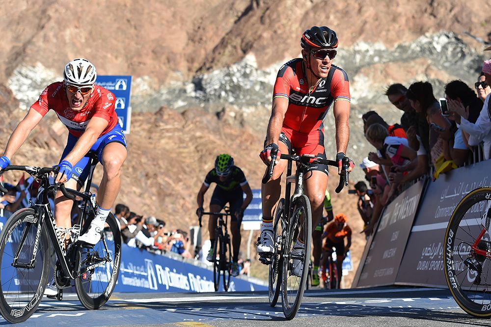 Kittel came in just behind Philippe Gilbert (BMC)