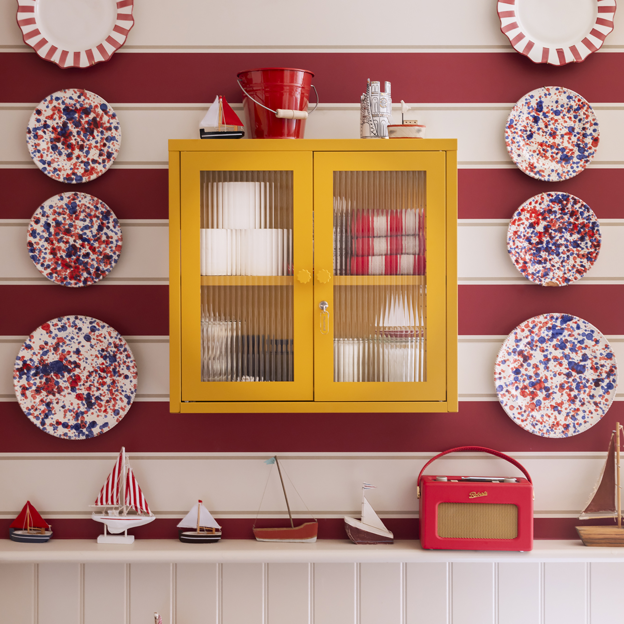 Mustard Made bathroom cabinet