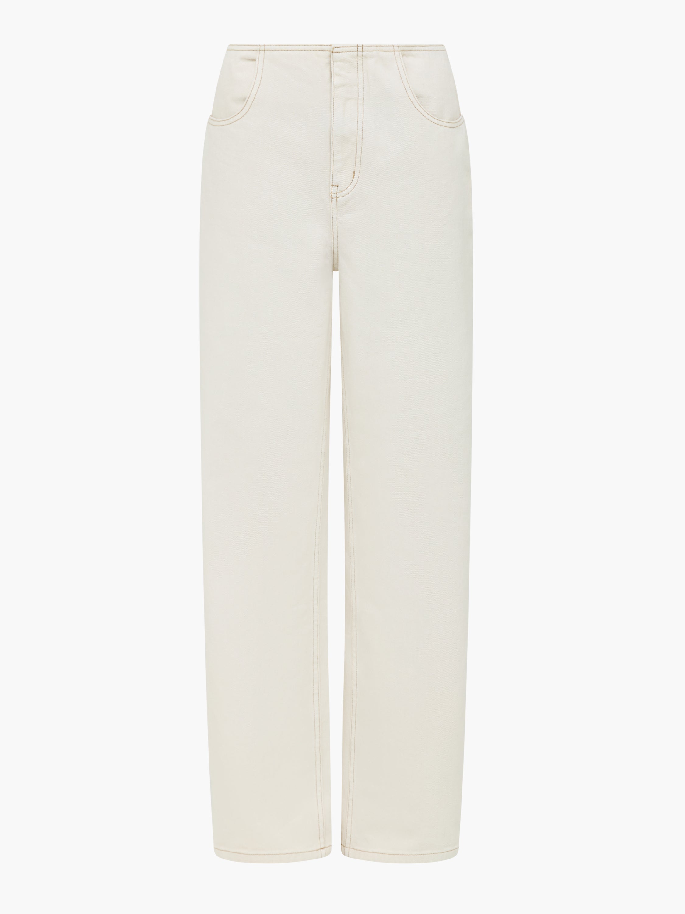 Dallas Denim Clean Waist Straight Leg Jeans