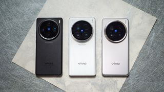 Vivo X200 Pro next to X100 Ultra and X100 Pro