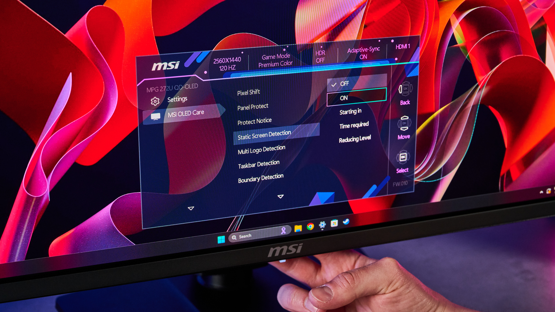 مانیتور بازی MPG 272URX QD-OLED