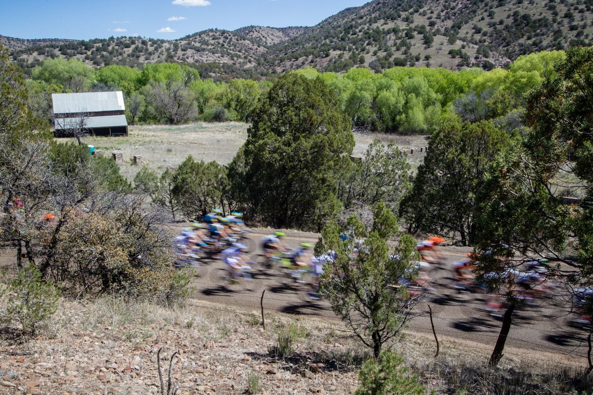 The race passes through the Gila countryside