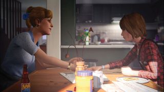 Best adventure games — In Life is Strange, protagonist Max has a heart-to-heart with her mother at their dining room table.