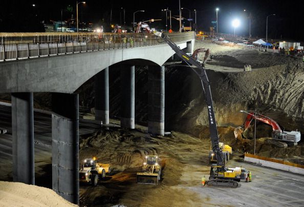 Building roads, bridges and highways is a top priority for the Trump administration in 2018.