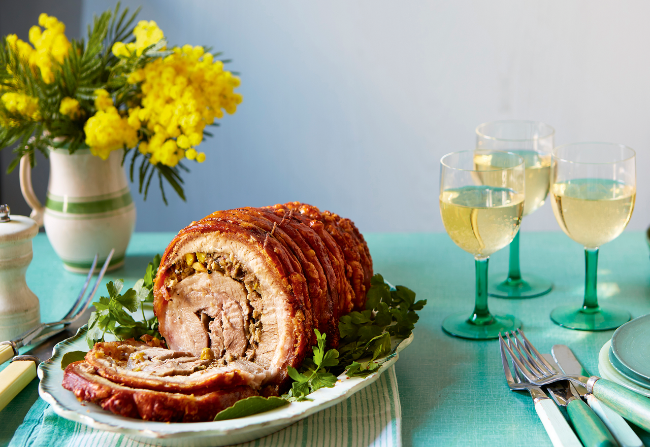 stuffed pork porchetta recipe