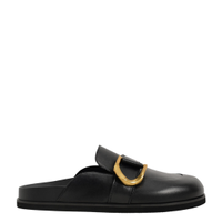 Gabine Buckled Leather Loafer Mules, £105 | Charles &amp; Keith 