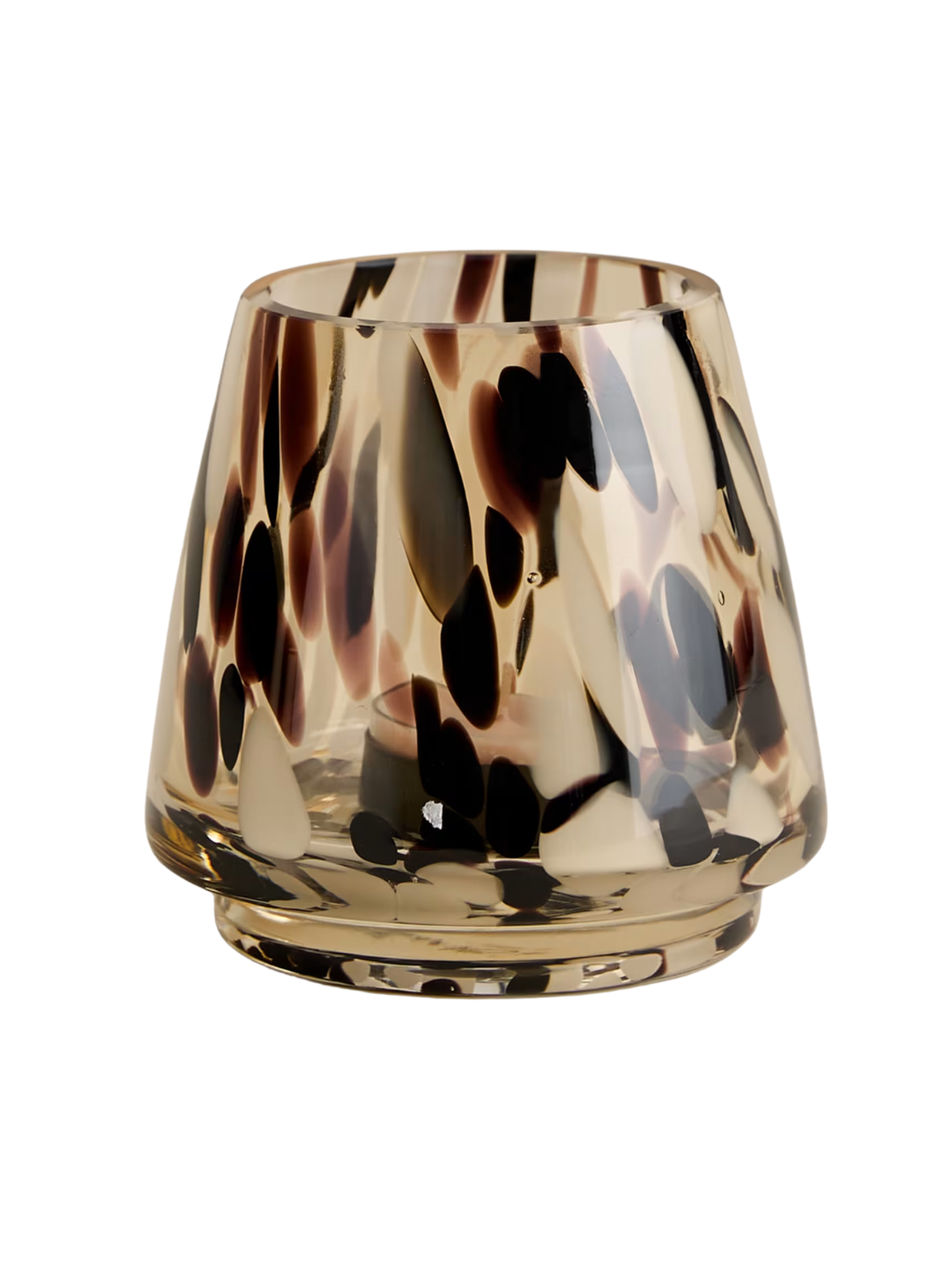 M&amp;amp;S, Animal Confetti Glass Tealight Holder
