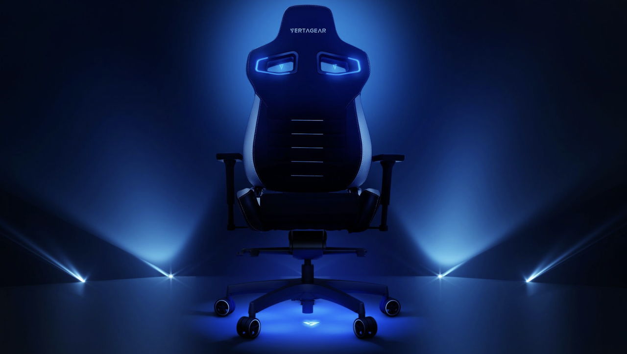 Vertagear PL4500 gaming chair with lights