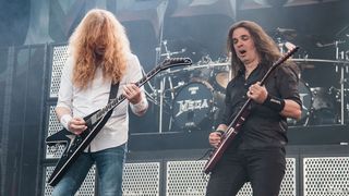 Dave Mustaine and Kiko Loureiro