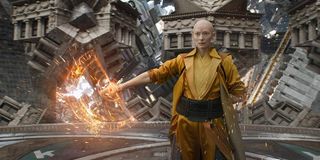 Tilda Swinton as the Ancient One in Doctor Strange