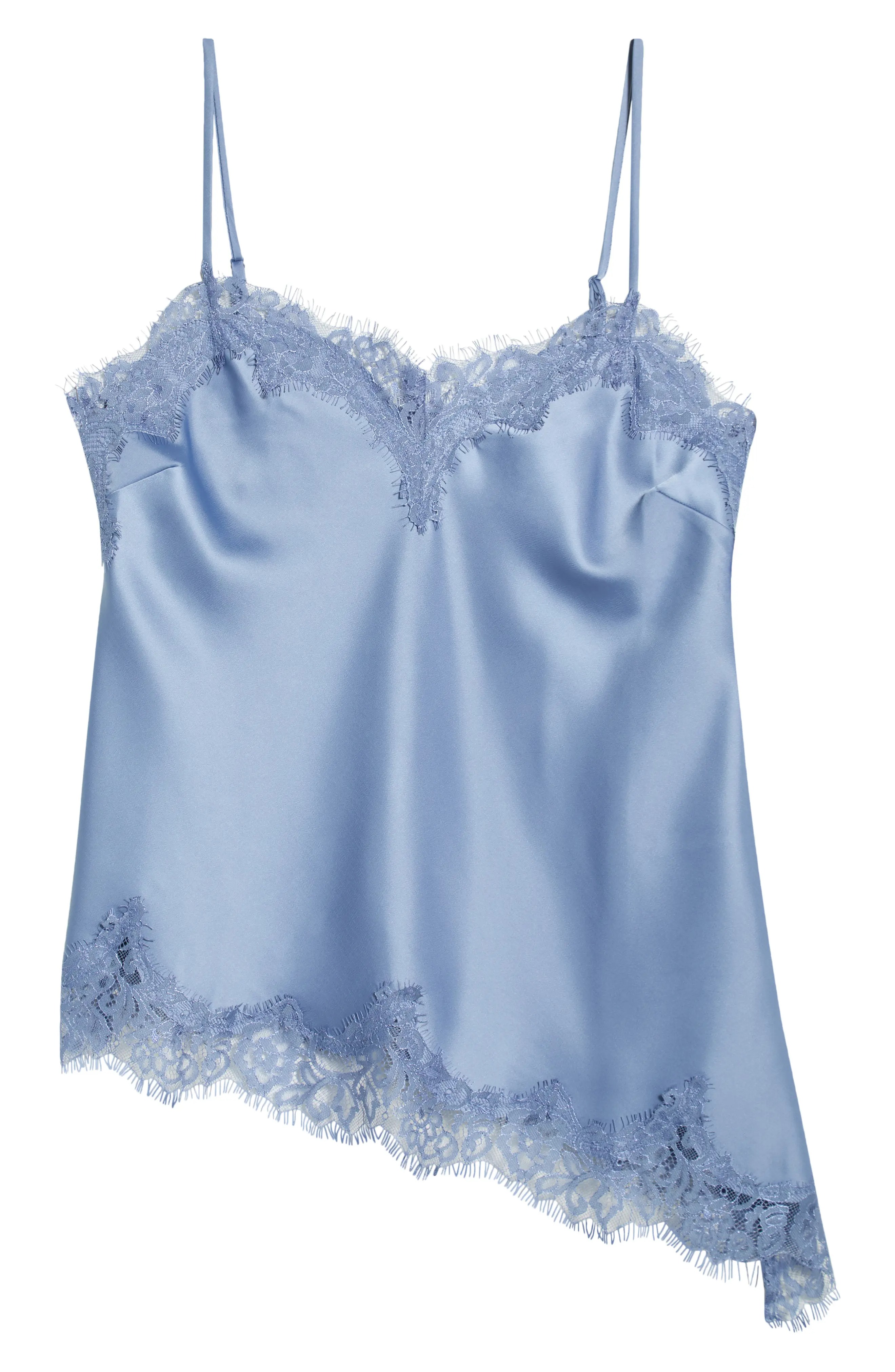 Open Edit, Lace Trim Satin Camisole