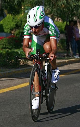 Guiseppina Grassi (Mexico) finished 6th in the women's time trial.
