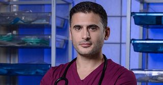 Marc Elliott plays Isaac Mayfield in Holby City