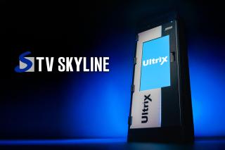 Ross Video's Ultrix FR-30 with the TV Skyline logo