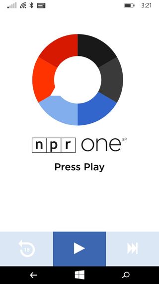 NPR One's design is clean and minimalist