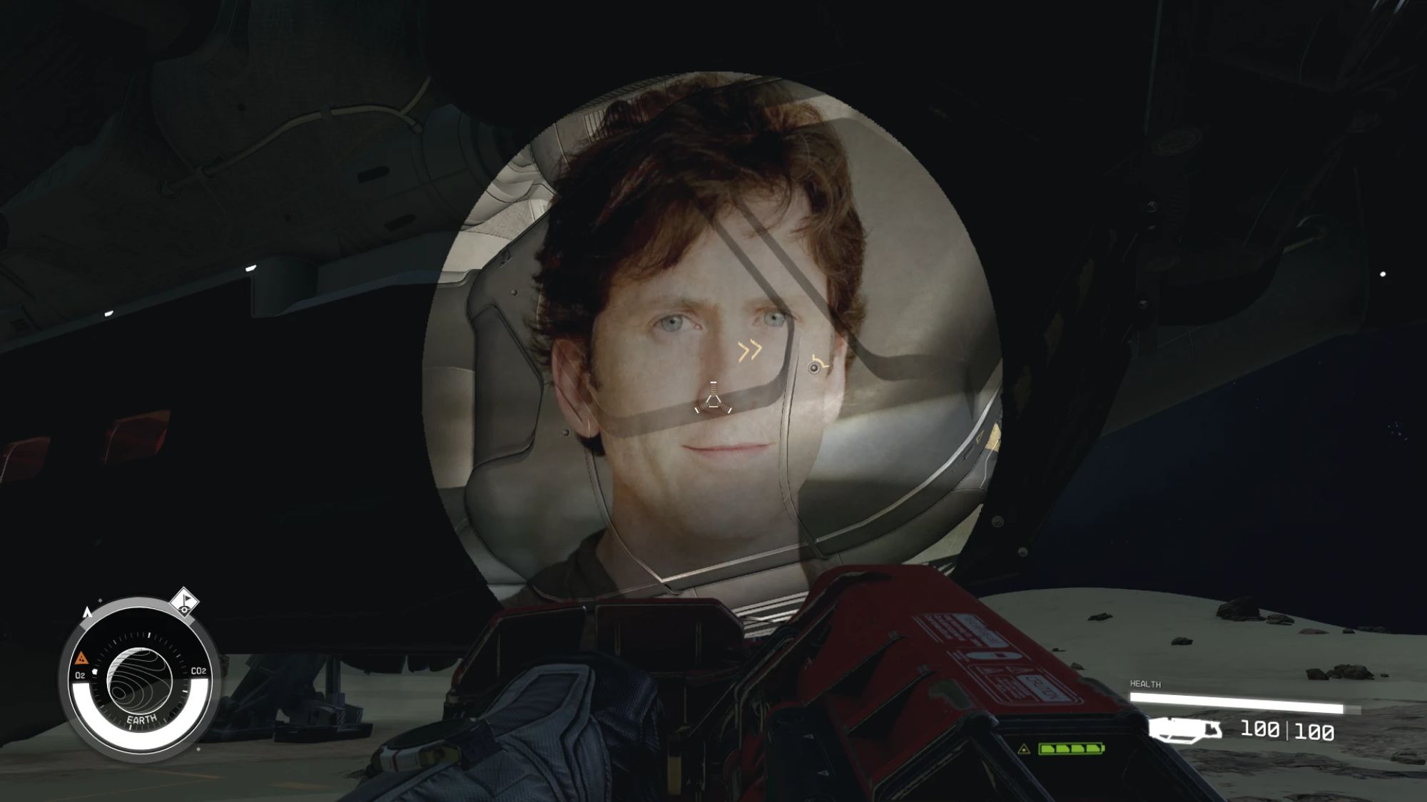 Starfield Flashlight Mod Projects Todd Howards Face So Youre Never 5373