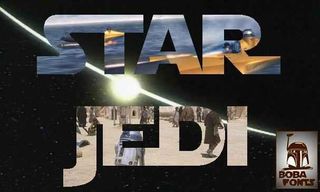 Star Jedi Star Wars fonts