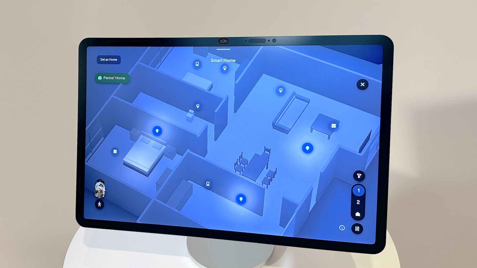 echo Show 16 home map