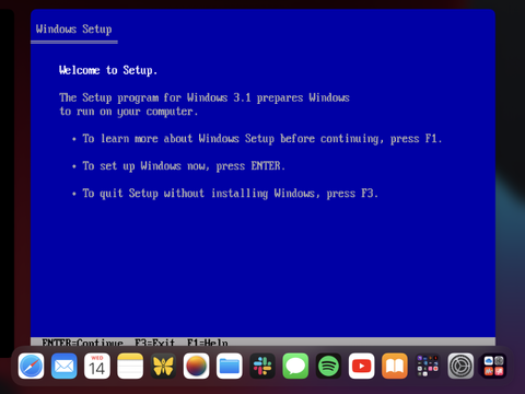 simtown not running windows 3.1