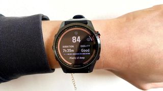 Sleep tracking on a Garmin smartwatch