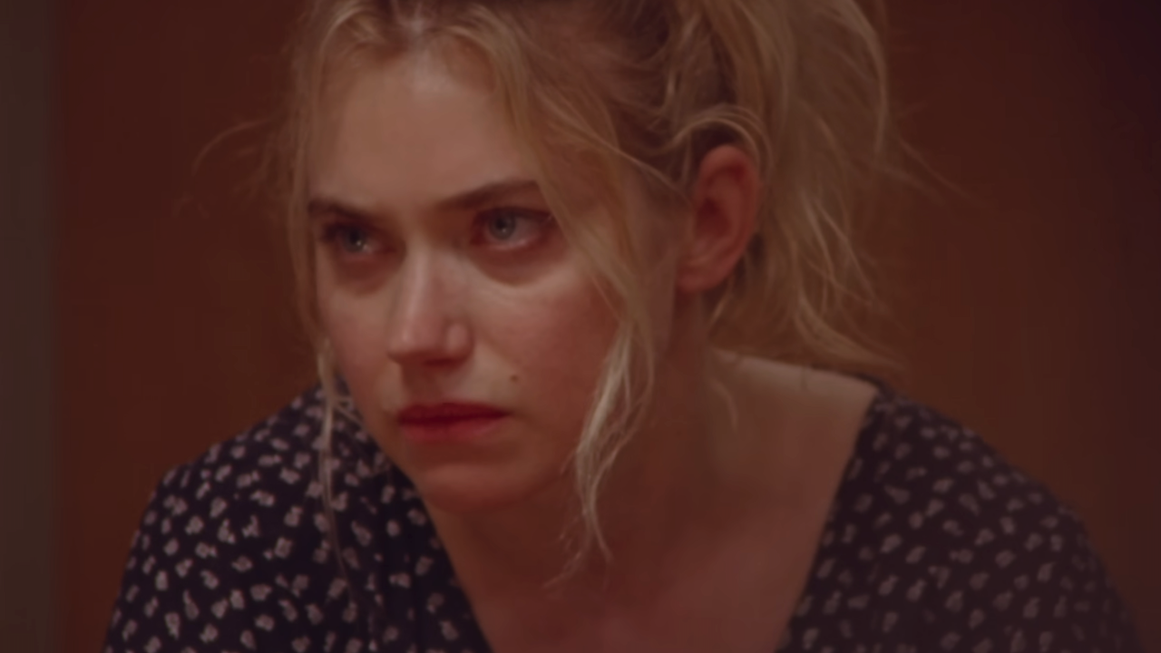 Imogen Poots looking in distress in The Chronology of Water