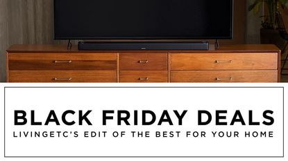 Bose Smart Soundbar 900 with Black Friday deals banner