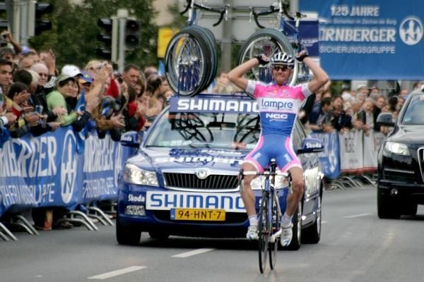 Winner Francesco Gavazzi (Lampre NGC)