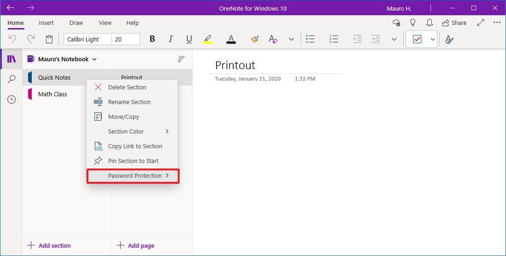 how-to-password-protect-onenote-section-on-windows-10-windows-central