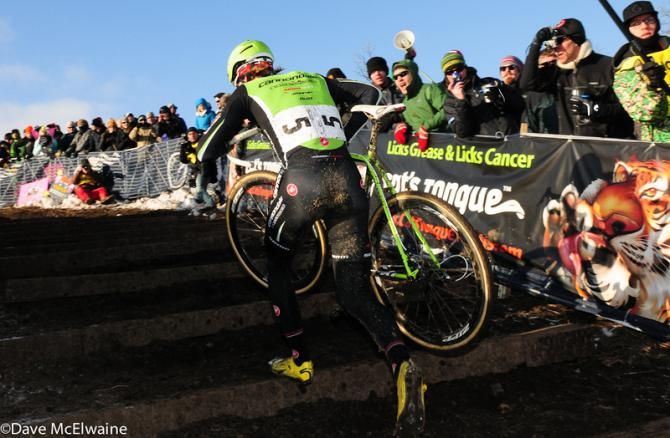 Jamey Driscoll (Cannondale) moved into third postion mid-race