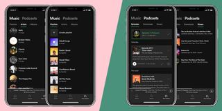 Redesigned Spotify apps
