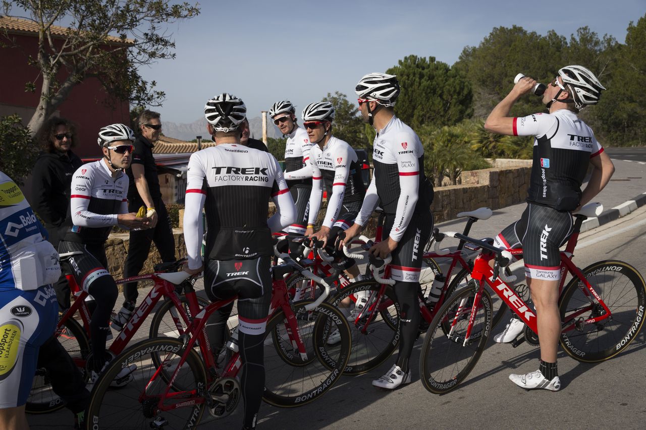 The weather was good for the riders