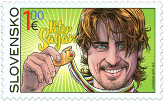 The Peter Sagan commemorative stamp