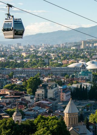 cable car in tbilisi