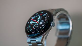 Pixel Watch 3 with Metal Link Band Close-up