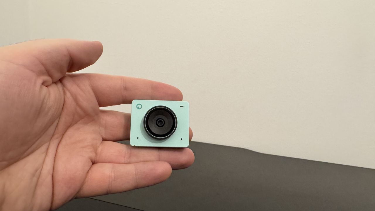 The Aurora Green OBSBot Meet 2 4K webcam