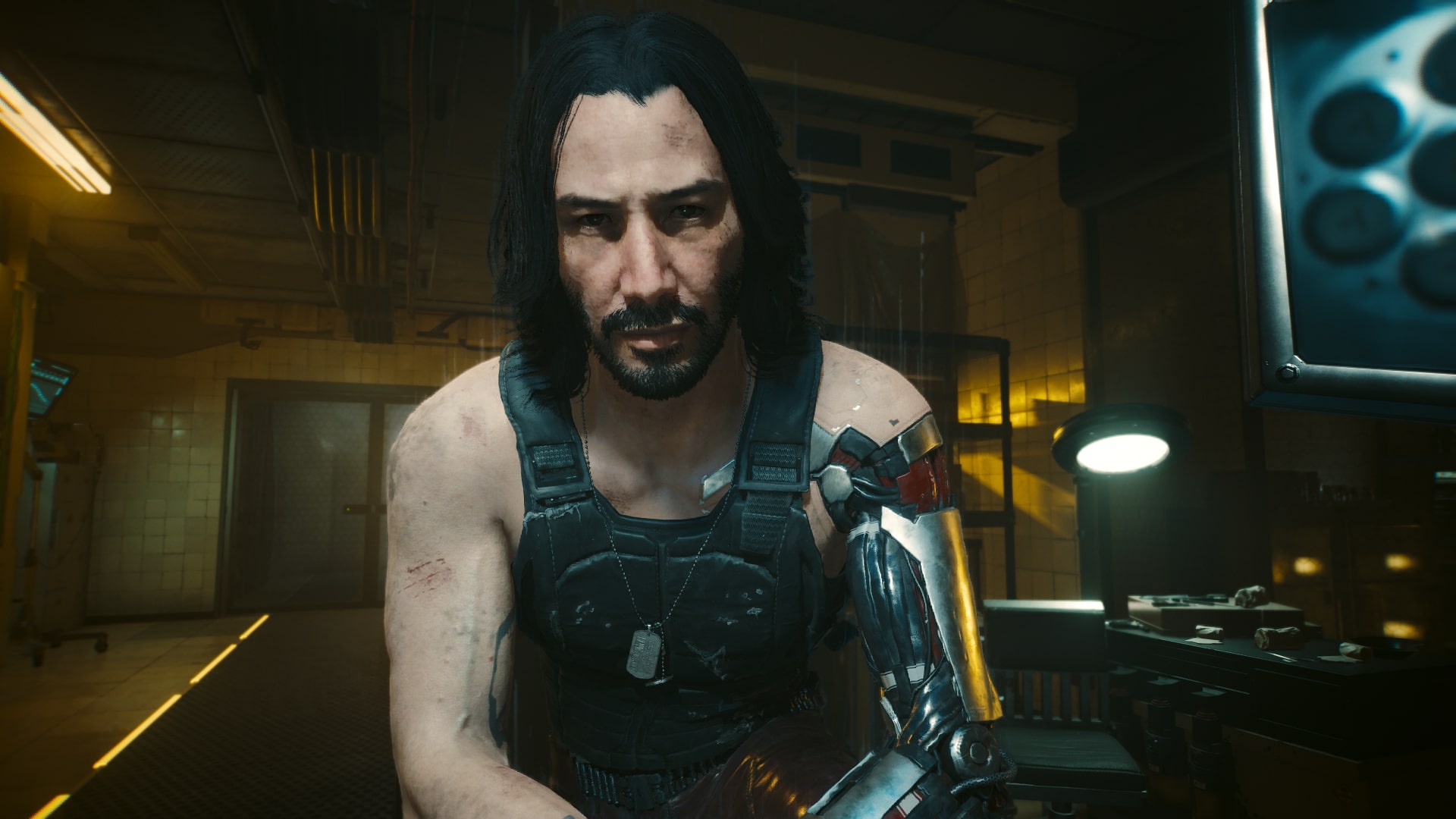 Keanu Reeves as Johnny Silverhand in Cyberpunk 2077