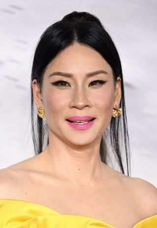 Lucy Liu attends the "Shazam! Fury of the Gods" UK Special Screening at Cineworld Leicester Square on March 07, 2023 in London, England