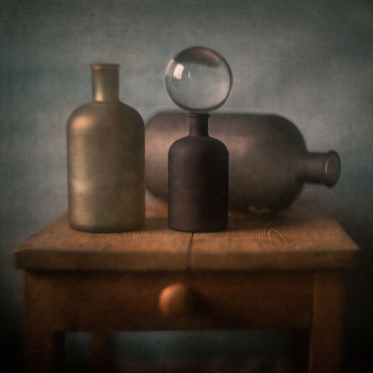 Still life image of vases