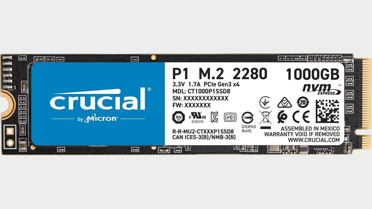 Crucial P1 NVMe SSD