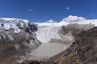 Between 1978 and 2016, Peru's Qori Kalis Glacier retreated nearly three-quarters of a mile (1.14 kilometers).