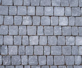 Cobblestone patio