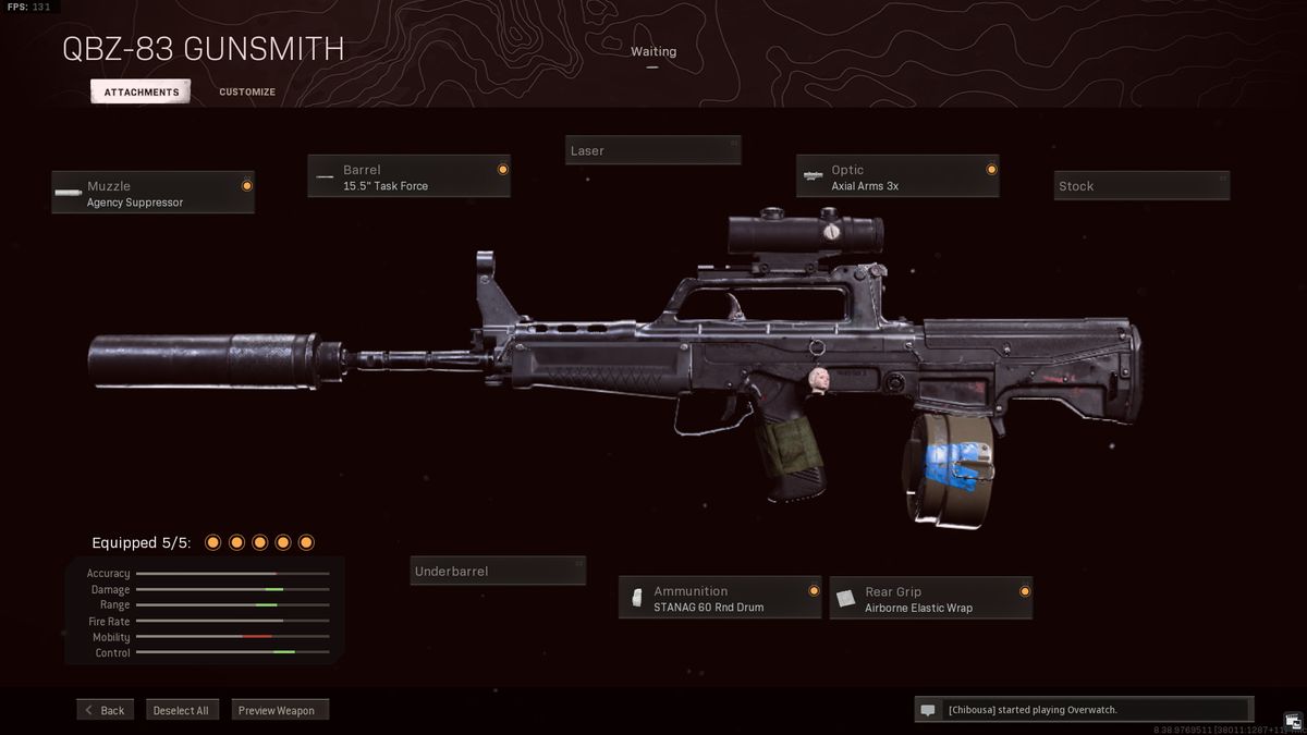 Best QBZ83 Warzone loadouts list PC Gamer