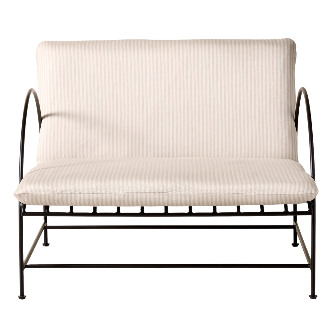 CB2, Costa Black Metal Outdoor Lounge Chair