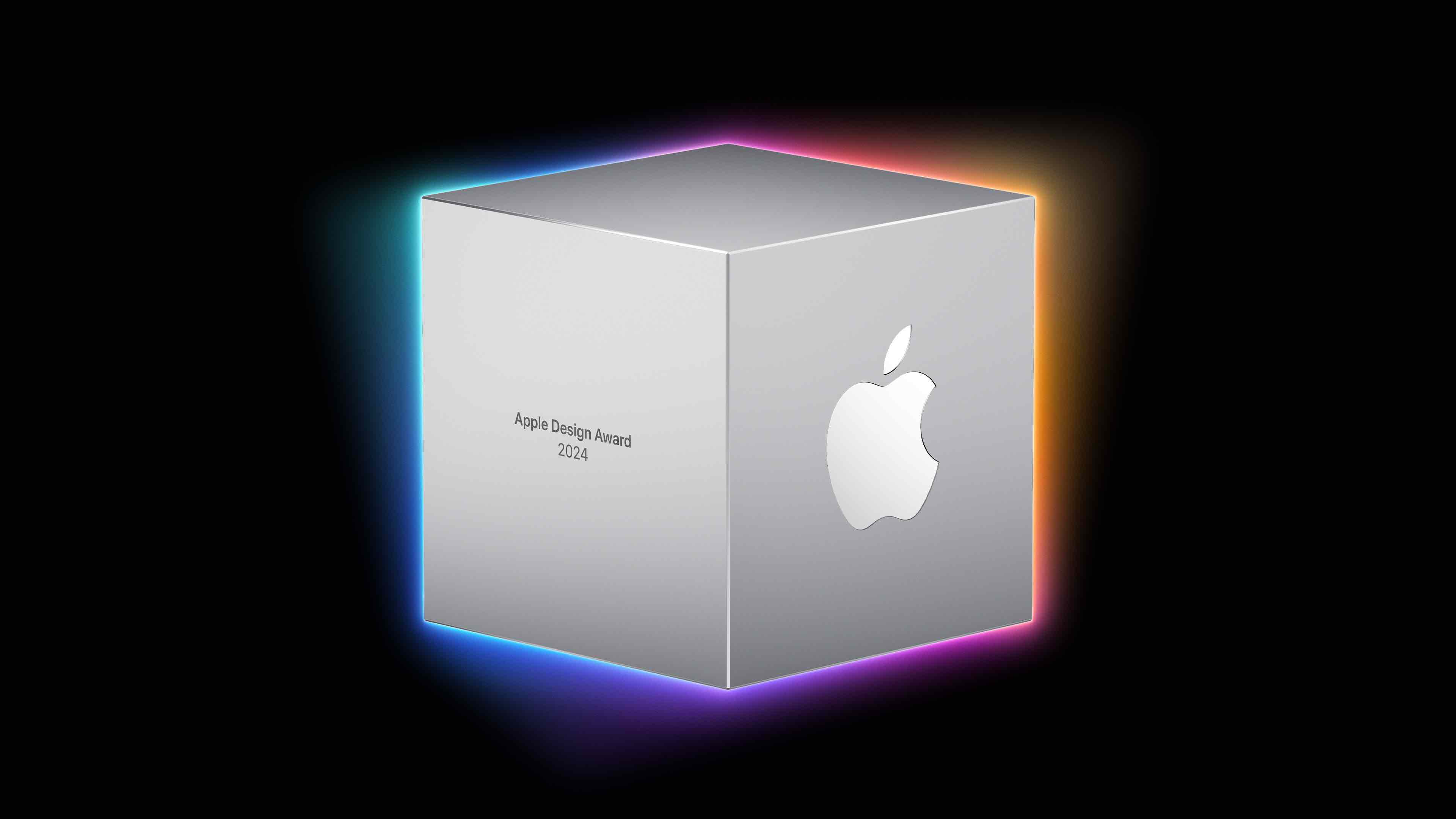 A look at Apple Design Award trophy.