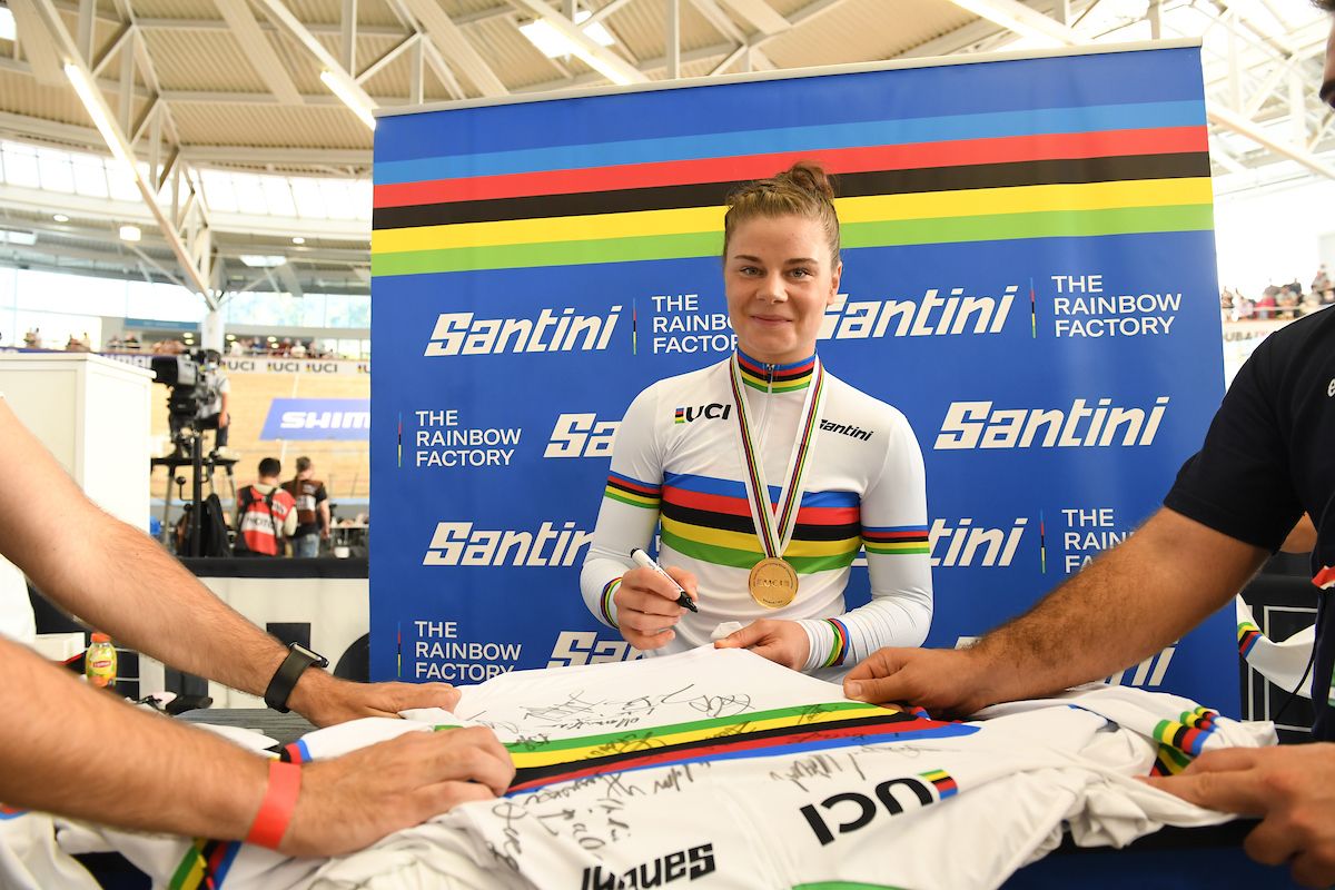 Lotte Kopecky wins women&#039;s Points Race at the Track World Championships