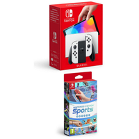 Nintendo Switch OLED + Wii Sports and Mario Kart 8: Was