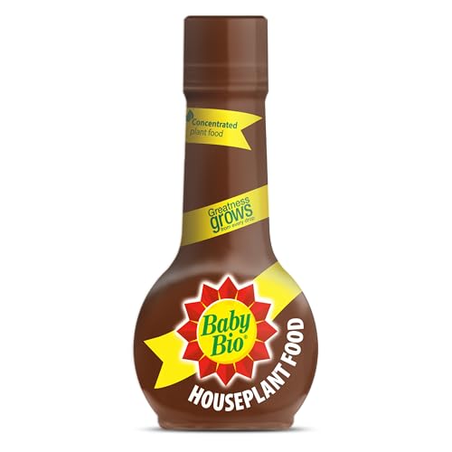 Baby Bio Houseplant Food, 175ml- Fertiliser for Growing Vibrant and Healthy Plants - Easy to Use House Plant Care - Concentrate Plant Food - Indoor Use Plant Nutrition