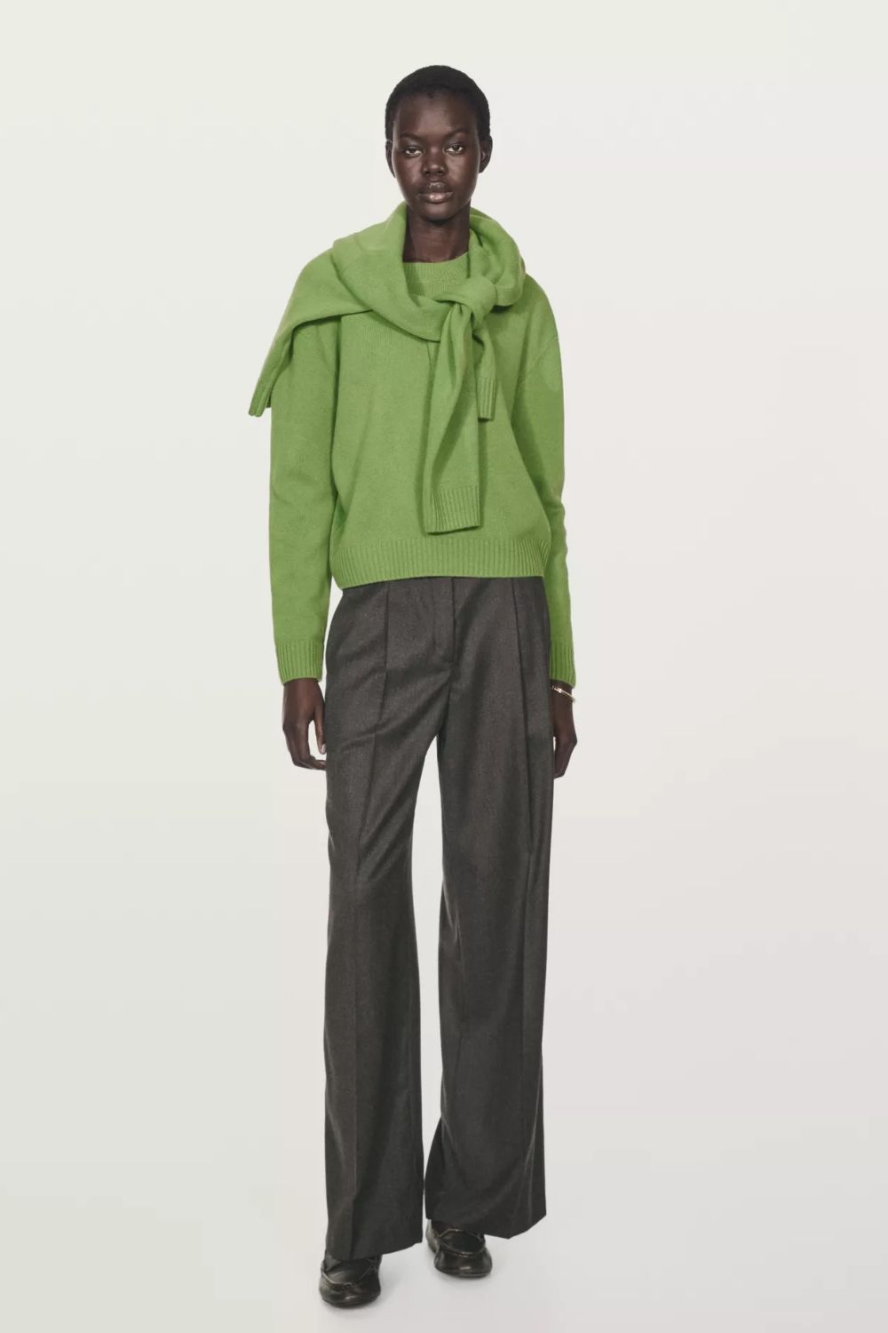 Massimo Dutti Wool Blend Crew Nec Sweater