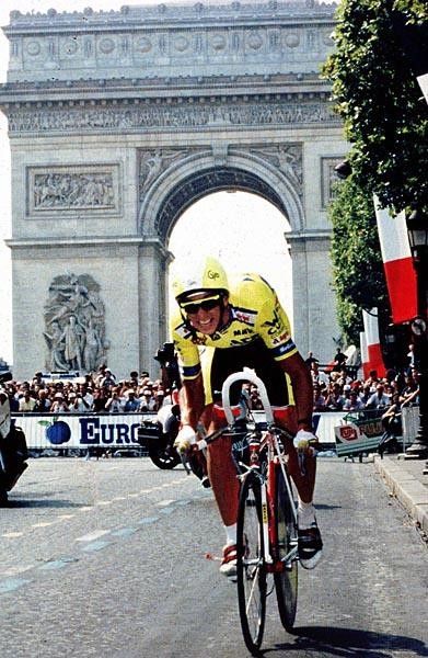 LeMond was the first American to win the Tour, but now Armstrong is more famous